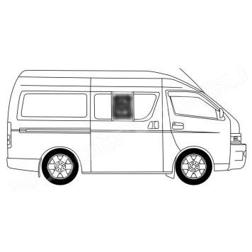 Стекло кузова переднее правое N2 TOYOTA HIACE / QUANTUM VAN 4 / 5D (STANDARD) 2005- <b>XYG RH200-4D/5D-R SF/RH2/X</b>