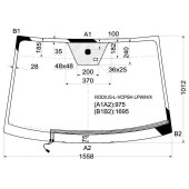 Стекло лобовое с обогревом щеток в клей SSANGYONG RODIUS / STAVIC VAN 2004-2013 <b>XYG RODIUS-L-VCPSH LFW/H/X</b>