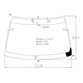 Стекло лобовое в клей TOYOTA HARRIER 97-03 <b>XYG RX300-R LFW/X</b>