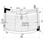 Стекло заднее с обогревом VOLVO S40 4D SEDAN 03- <b>XYG S40-03 RW/H/X</b>