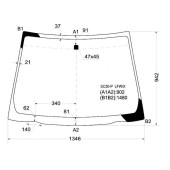 Стекло лобовое в клей TOYOTA YARIS / VITZ 10- <b>XYG SC30-P LFW/X</b>