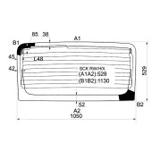 Стекло заднее (крышка багажника) с обогревом HONDA THATS 02-07 <b>XYG SCK RW/H/X</b>