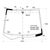 Стекло лобовое в клей HONDA STEP WAGON 05-09 <b>XYG SLJ-R LFW/X</b>