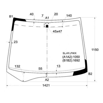 Стекло лобовое в клей HONDA STEP WAGON 05-09 <b>XYG SLJ-R LFW/X</b>