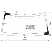 Стекло лобовое в клей LIFAN SMILY 2008- <b>XYG SMILY-08 LFW/X</b>