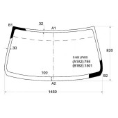 Стекло лобовое в клей HONDA S-MX 96-02 <b>XYG S-MX LFW/X</b>