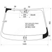 Стекло лобовое в клей SSANGYONG KORANDO 11- / ACTYON 11- <b>XYG SSY-C200-CP LFW/X</b>