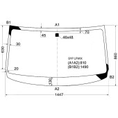 Стекло лобовое в клей HONDA CROSSROAD 07- <b>XYG SYP LFW/X</b>