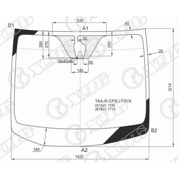 Стекло лобовое +камера в клей HONDA STEPWGN 15- <b>XYG TAA-R-CPS LFW/X</b>