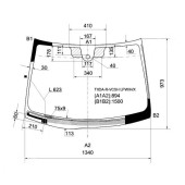 Стекло лобовое с обогревом щеток в клей NISSAN TIIDA 2004- 4 / 5D <b>XYG TIIDA-R-VCSH LFW/H/X</b>