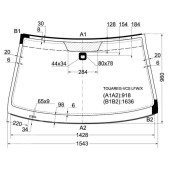 Стекло лобовое в клей VOLKSWAGEN TOUAREG / PORSCHE CAYENNE 2002-2010 <b>XYG TOUAREG-VCS LFW/X</b>