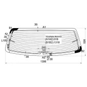 Стекло заднее (крышка багажника) с обогревом VOLKSWAGEN TOURAN MPV 2003- <b>XYG TOURAN RW/H/X</b>