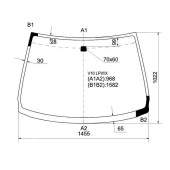 Стекло лобовое в клей NISSAN ALMERA TINO 98-03 <b>XYG V10 LFW/X</b>