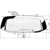 Стекло заднее (крышка багажника) с обогревом MERCEDES BENZ VITO VAN 15- <b>XYG W447 RW/H/X</b>