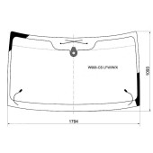 Стекло лобовое с обогревом VOLKSWAGEN CRAFTER / MERCEDES BENZ SPRINTER 06- <b>XYG W906-CS LFW/W/X</b>