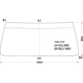 Стекло лобовое (В резинку) Hino Ranger 86-98 <b>XYG Y630 LFW</b>
