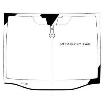 Стекло лобовое в клей OPEL ZAFIRA MPV 2005- <b>XYG ZAFIRA-05-VCSY LFW/X</b>