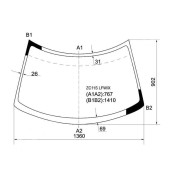 Стекло лобовое в клей SUZUKI SWIFT 2004- <b>XYG ZC11S LFW/X</b>