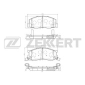 Колодки торм. диск. перед Toyota Previa (TCR1_ 2_) 90- Tarago 95- Town Ace (_M7/8_) 98- <b>ZEKKERT BS-2083</b>