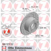Тормозной диск ZIMMERMANN 100.1217.52
