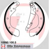 Комплект тормозных колодок для CHEVROLET LANOS, NUBIRA / DAEWOO ESPERO, LANOS, NEXIA, NUBIRA / OPEL ASTRA, COMBO, CORSA, TIGRA TwinTop, VECTRA <b>ZIMMERMANN 10990.100.5</b>