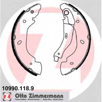 Комплект тормозных колодок для FORD TOURNEO CONNECT, TRANSIT CONNECT, TRANSIT TOURNEO, TRANSIT <b>ZIMMERMANN 10990.118.9</b>