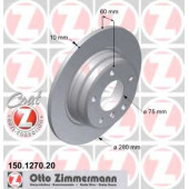 Тормозной диск ZIMMERMANN 150.1270.20