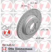 Тормозной диск ZIMMERMANN 150.3405.52