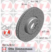 Тормозной диск ZIMMERMANN 150.3478.52