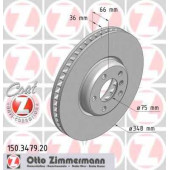 Тормозной диск ZIMMERMANN 150.3479.20