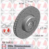 Тормозной диск ZIMMERMANN 150.3481.52