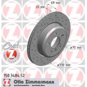 Тормозной диск ZIMMERMANN 150.3484.52