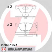 Колодки тормозные дисковые для BMW 3(E36), 5(E34), 7(E32), Z3(E36) <b>ZIMMERMANN 20968.195.1 / 20968</b>