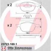 Колодки тормозные дисковые для FORD C-MAX, ECOSPORT, FOCUS, KUGA / MAZDA 3, 5 / VOLVO C30, C70, S40, V40, V50 <b>ZIMMERMANN 23723.180.1 / 23723</b>