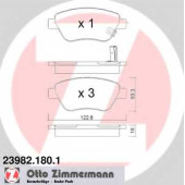 Колодки тормозные дисковые для OPEL CORSA <b>ZIMMERMANN 23982.180.1 / 23982</b>