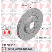 Тормозной диск ZIMMERMANN 290.2263.52