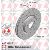 Тормозной диск ZIMMERMANN 400.3648.52