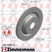 Тормозной диск ZIMMERMANN 400.3688.20