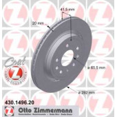 Тормозной диск ZIMMERMANN 430.1496.20