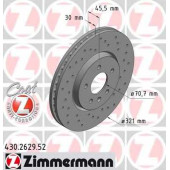 Тормозной диск ZIMMERMANN 430.2629.52