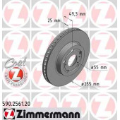 Тормозной диск ZIMMERMANN 590.2561.20