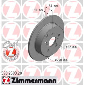 Диск тормозной <b>ZIMMERMANN 590.2593.20</b>