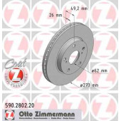 Тормозной диск ZIMMERMANN 590.2802.20