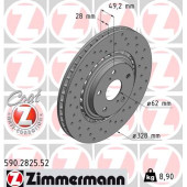 Диск тоPмозной <b>ZIMMERMANN 590282552</b>
