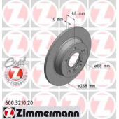 Тормозной диск ZIMMERMANN 600.3210.20
