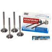 Клапаны ГРМ Lada Largus 8кл. выпуск (комплект 4шт) <b>АВТОСТАНДАРТ 77014-7589588</b>