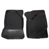 Ковры салона ВАЗ 1118 Калина, 2190 Гранта передние (комплект 2шт) резиновые <b>БРТ КОМПЛ.КРК-01-02Р</b>