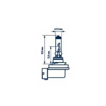 NARVA 48078 - лампа H11 12V 55W PGJ19-2 (серия Long Life)