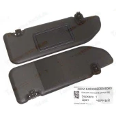 Козырьки солнцезащитные ВАЗ 2180 VESTA черный с 1 зеркалом (2шт) <b>8450008058/60-11</b>